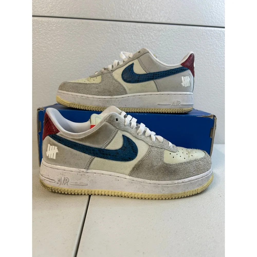 Nike Air Force 1 Low SP Undefeated 5 On It Grey Fog Mens 8 #2462